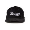 Seager Hat Big Black Corduroy Snapback