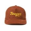 Seager Hat Big Brown Corduroy Snapback