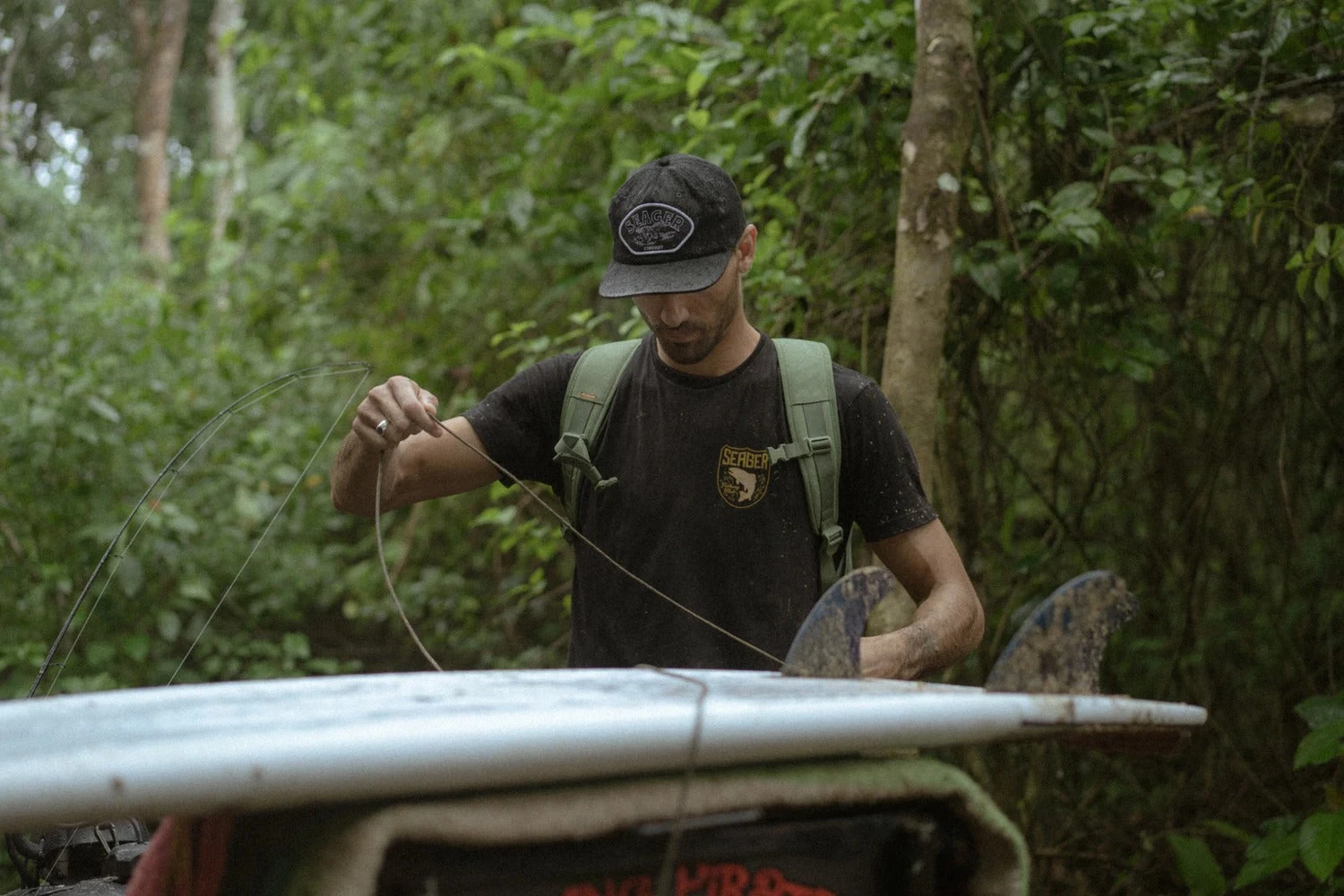 Seager Hat Heritage Corduroy Snapback - Image 5