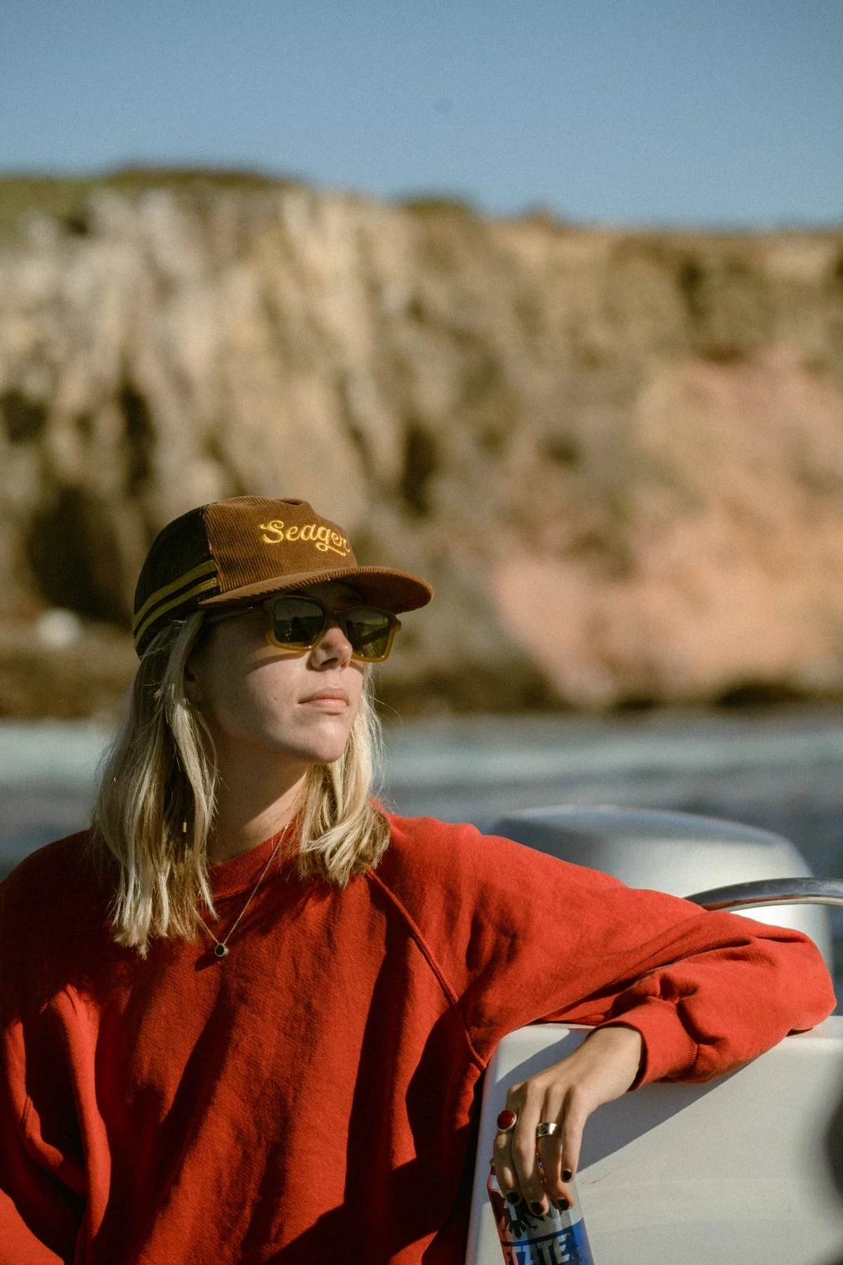 Seager Hat Highwayman Corduroy Snapback - Image 7