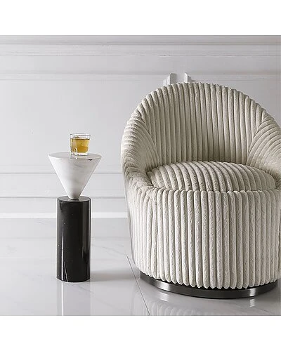 Top Hat Marble Drink Table Home - Image 2