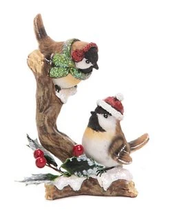 Traditions Santa Hat Bird Figurine Home
