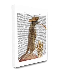 Meerkat In A Cowboy Hat Book Page Home