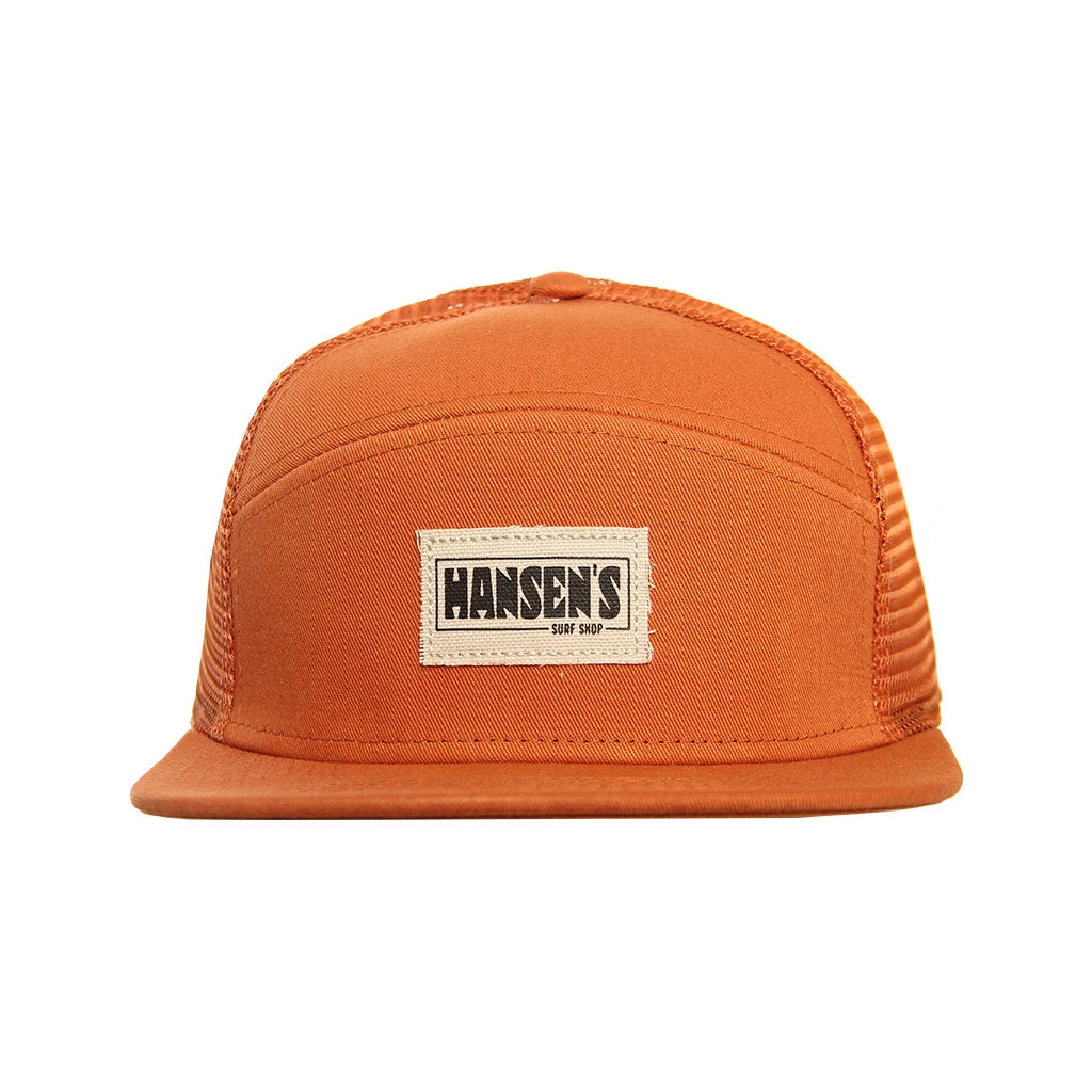 Hansen Hat Hansen's Surf Shop 6 Panel Snap Back Mesh Trucker - Image 2