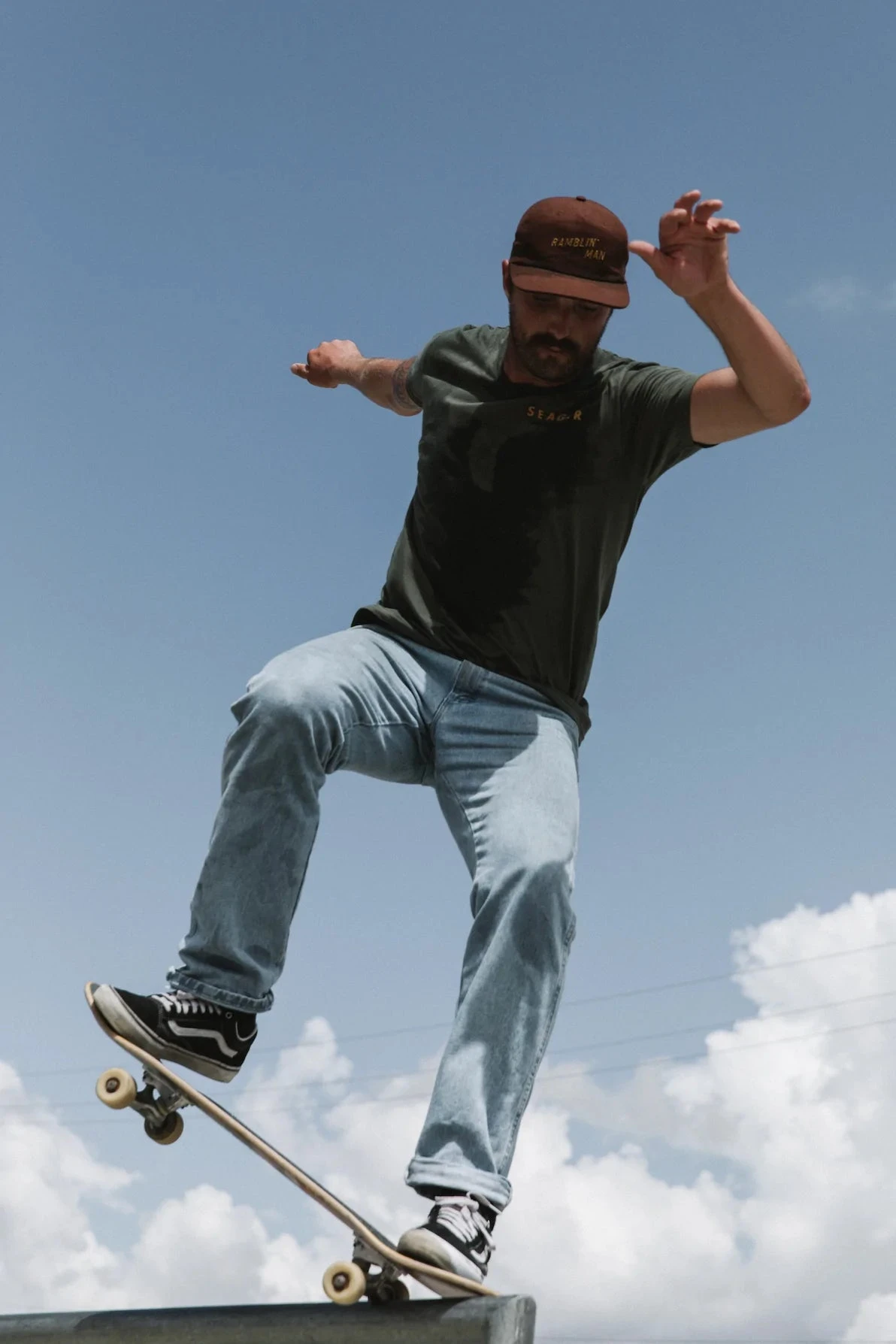 Seager Hat Ramblin Man Hemp Snapback - Image 12