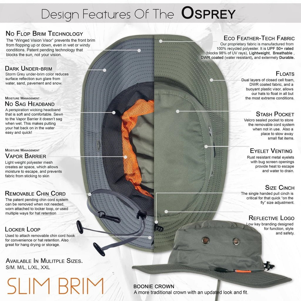 Shelta Performance Sun Hat The Osprey - Image 6